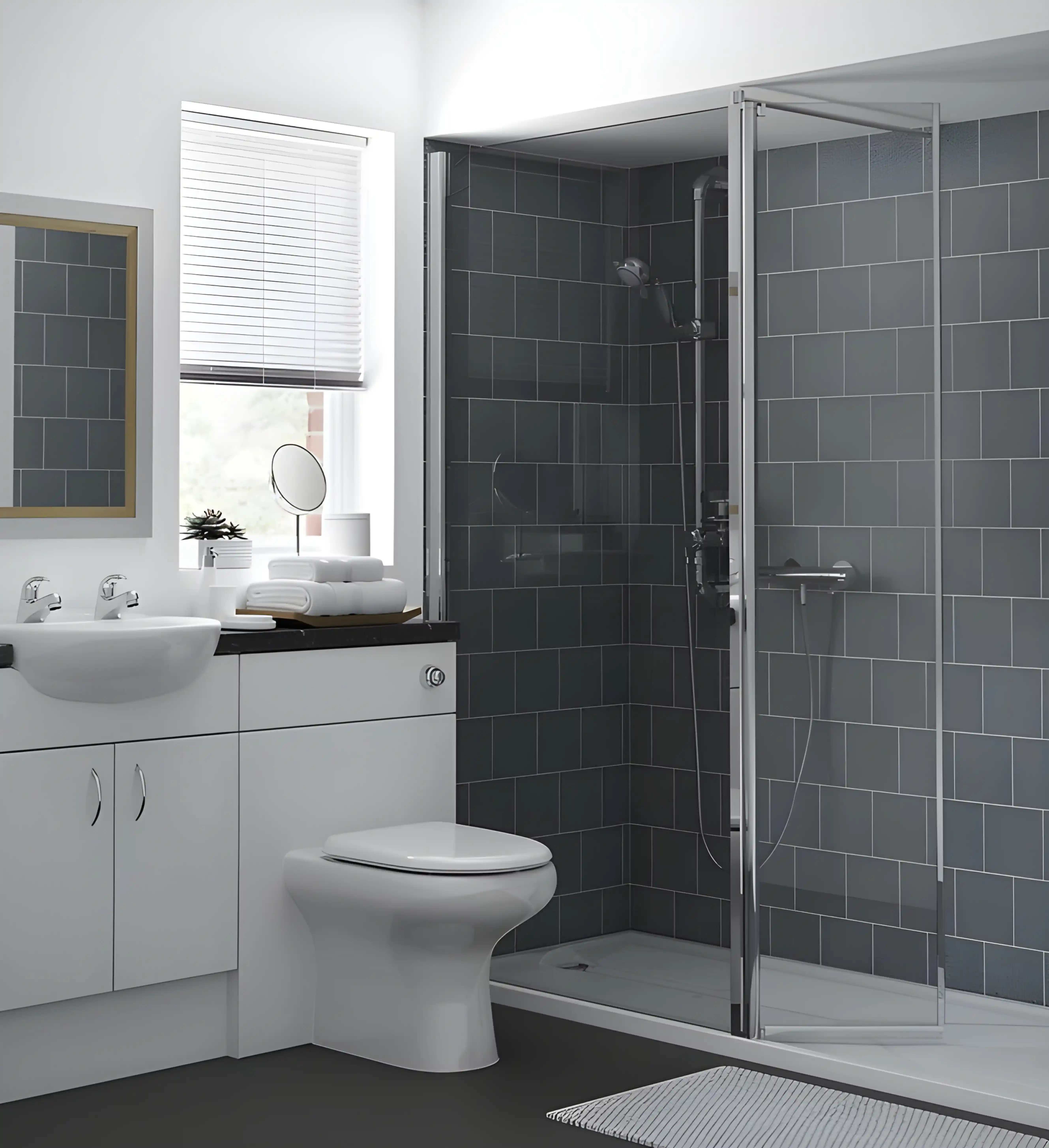 Victoria Bath Lift installed in a modern bathroom