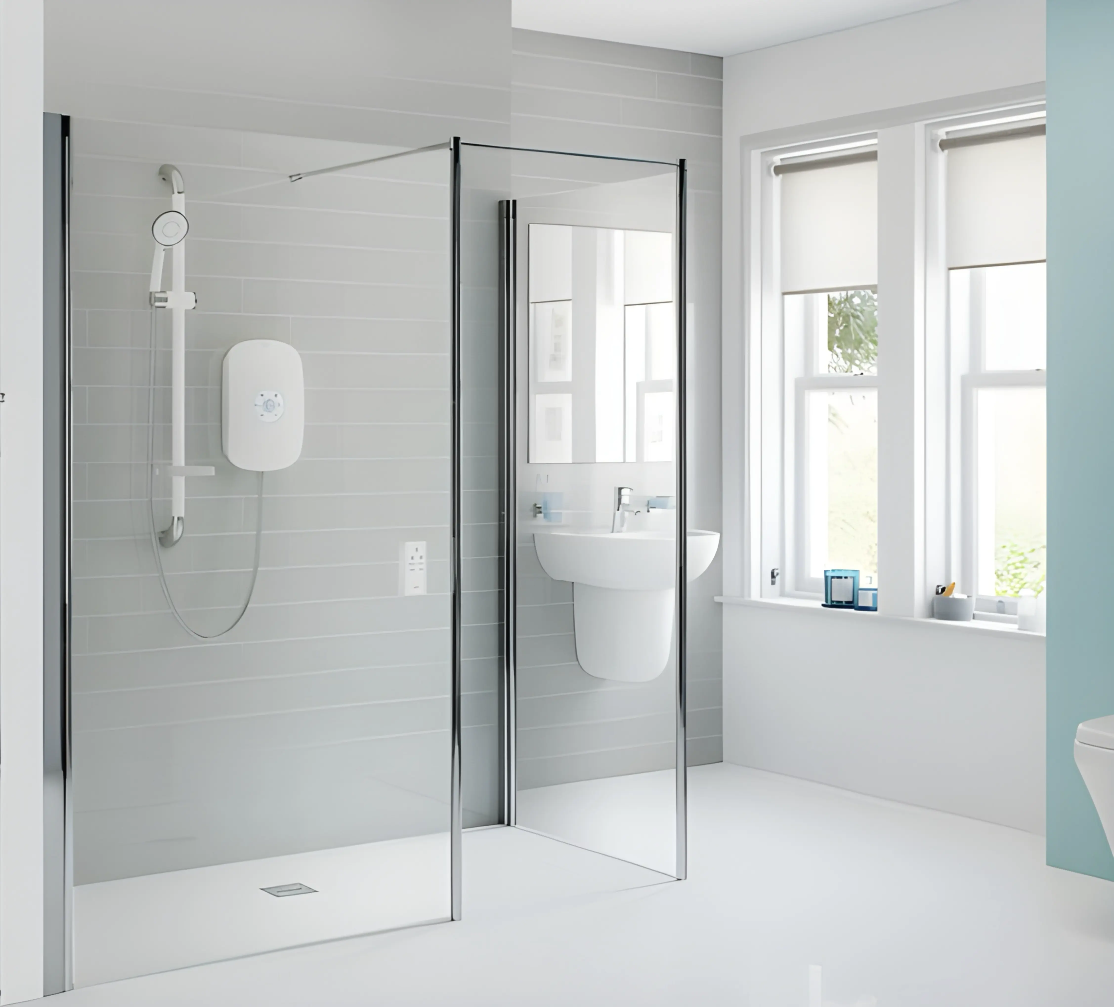 Victoria Bath Lift installed in a modern bathroom