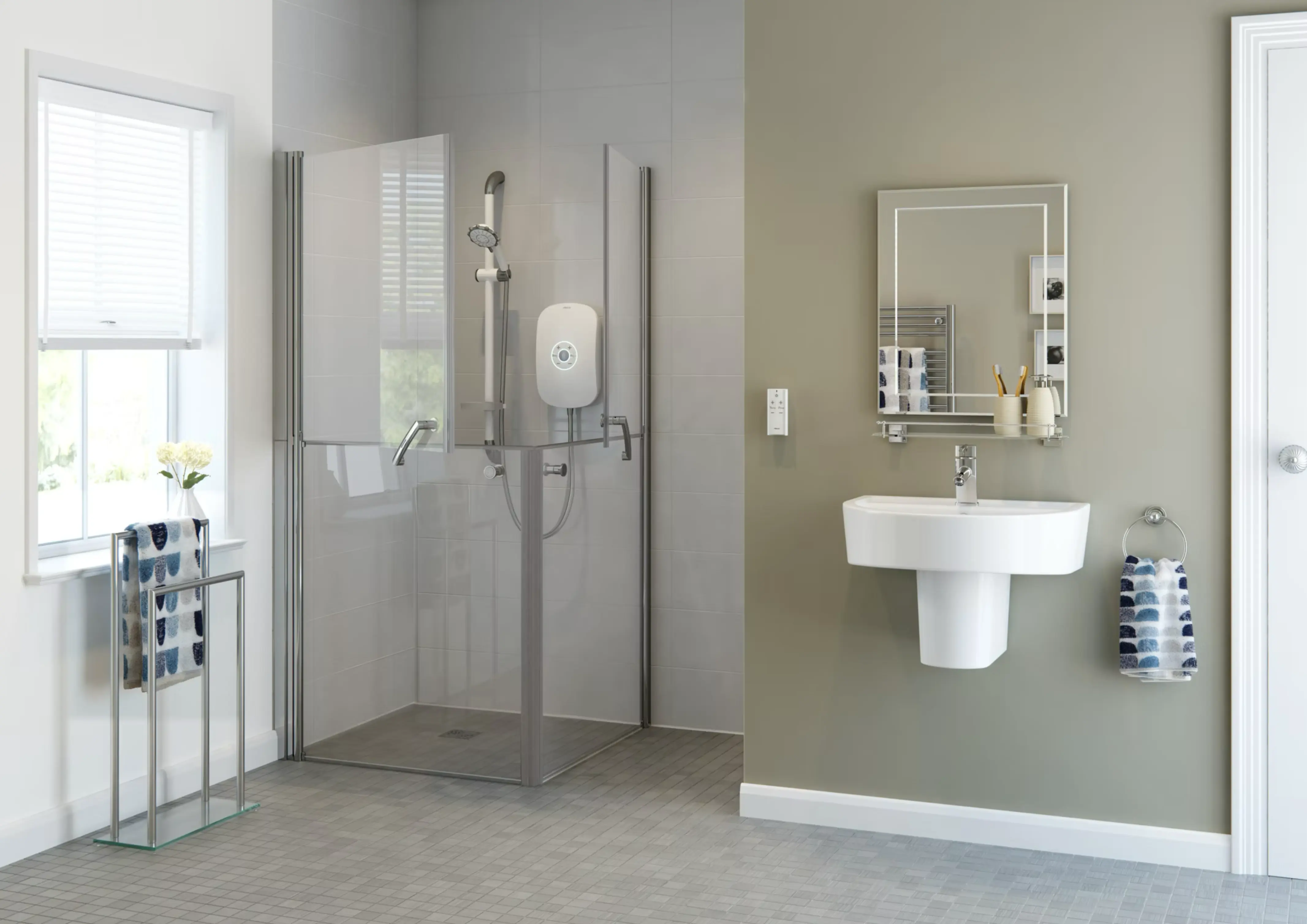 Victoria Bath Lift installed in a modern bathroom